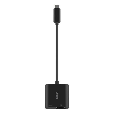 Adaptador Belkin Inc019btbk Usb-c A Ethernet + Carga 100w Color Negro