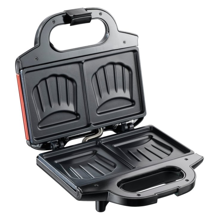 Sandwichera Moulinex Sm180811 Placas Con Recubrimiento Antiadherente 650w Color Rojo