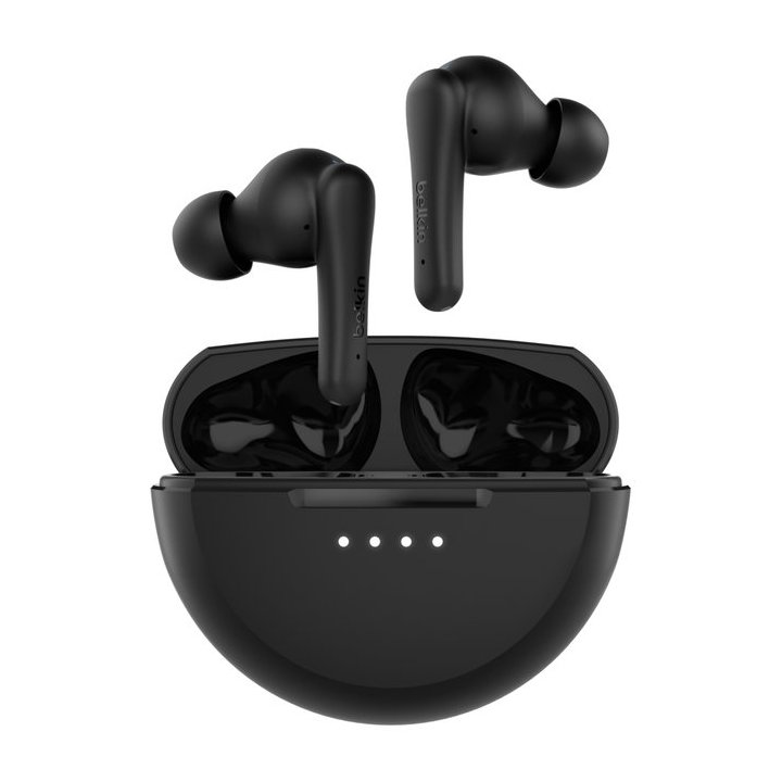 Auricular Intrauditivo Bluetooth Belkin Auc012btbk Soundform Rythm Negro