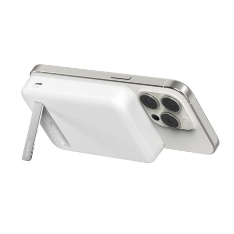 Base De Carga Inalambrica Belkin Bpd007btwh Magnetica 8000mah Con Qi2 De 15w Blanca
