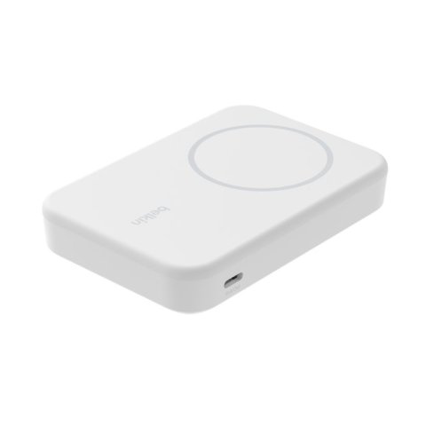 Base De Carga Inalambrica Belkin Bpd007btwh Magnetica 8000mah Con Qi2 De 15w Blanca