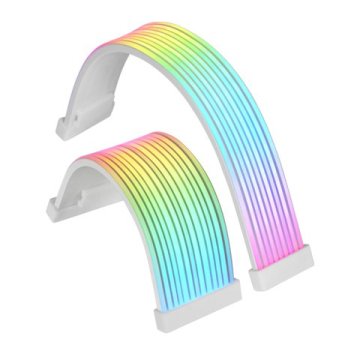 Extensor De Cable Argb Mars Gaming Mca-24x 24pin Silicona Flexible 2