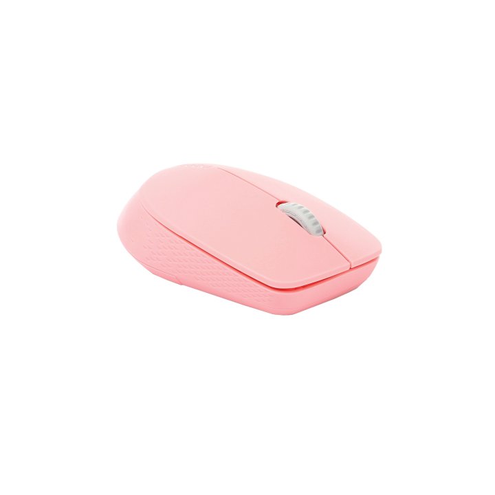 Mouse Rapoo Wireless Y Bluetooth M100 Silent 2.4g Ghz Bt 4.0 Usb 3.0 3 Botones 1300 Ppp Rosa