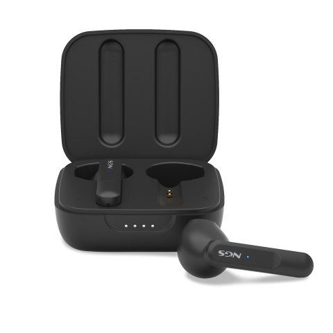 Headset Intrauditivo Bluetooth Ngs Artica Move Black  True Wireless Negro