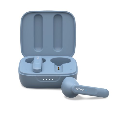 Headset Intrauditivo Bluetooth Ngs Artica Move Rain  True Wireless Azul