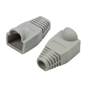 Kit 100 Unidades Capuchon Rj45 Color Gris 2