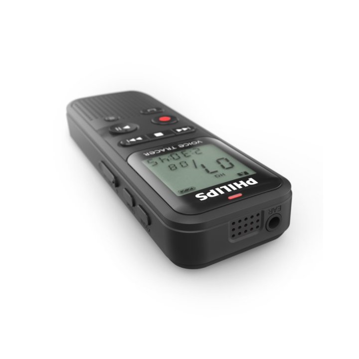 Grabadora De Voz Philips Dvt1160 Voice Tracer 8khz 8gb Color Negro