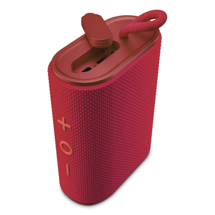 Altavoz Bluetooth Portable Energy Sistem Streetplay 8w Ipx6  Bt 5.4 Manos Libres Radio Fm Usb Aux Bateria 12h Color Rojo