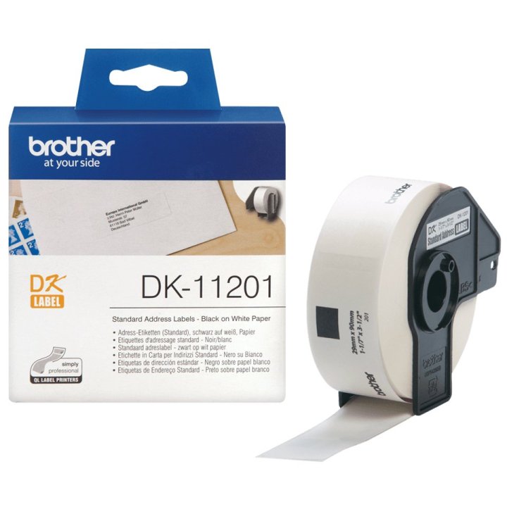 Etiqueta Envio Brother 29 X 90 Mm Dk11201 (400 Etiq)