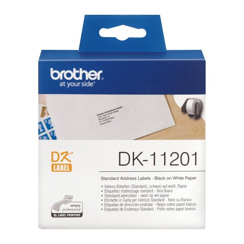 Etiqueta Envio Brother 29 X 90 Mm Dk11201 (400 Etiq)