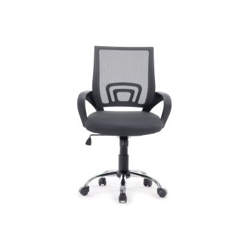Silla De Oficina Equip De Malla Color Gris Oscuro Recubrimiento Pu De Alta Calidad Diseño Ergonomico 2