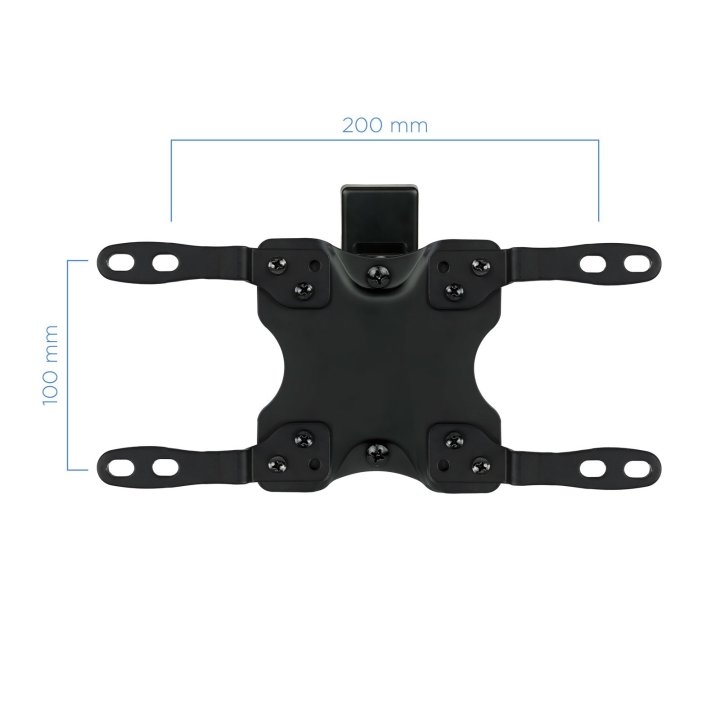 Soporte De Pared Orientable Tooq Lp2042tnl-b Para Pantalla 13-42" Max. 20kg Vesa Max. 200x200 Inclinacion giro Negro