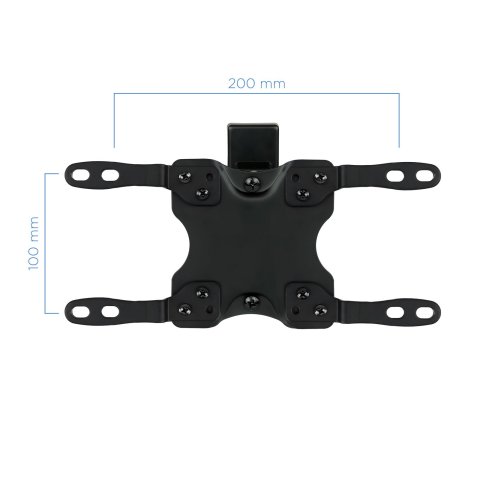 Soporte De Pared Orientable Tooq Lp2042tnl-b Para Pantalla 13-42" Max. 20kg Vesa Max. 200x200 Inclinacion giro Negro