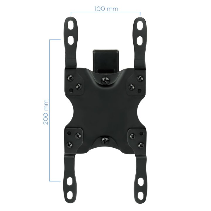 Soporte De Pared Orientable Tooq Lp2042tnl-b Para Pantalla 13-42" Max. 20kg Vesa Max. 200x200 Inclinacion giro Negro