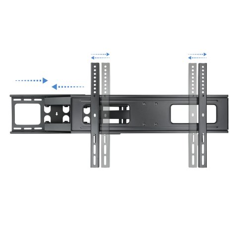 Soporte De Pared Orientable Tooq Lp6270tn-b Para Pantalla 37-70" Max. 50kg Vesa Max. 600x400 Inclinacion giro Negro