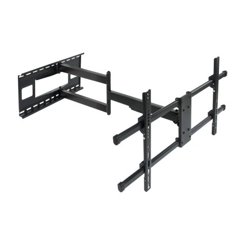 Soporte De Pared Orientable Tooq Lp4380xl-b Para Pantalla 43"- 80" Max 50kg Doble Brazo Giratorio Gran Angular Vesa 200x200 H