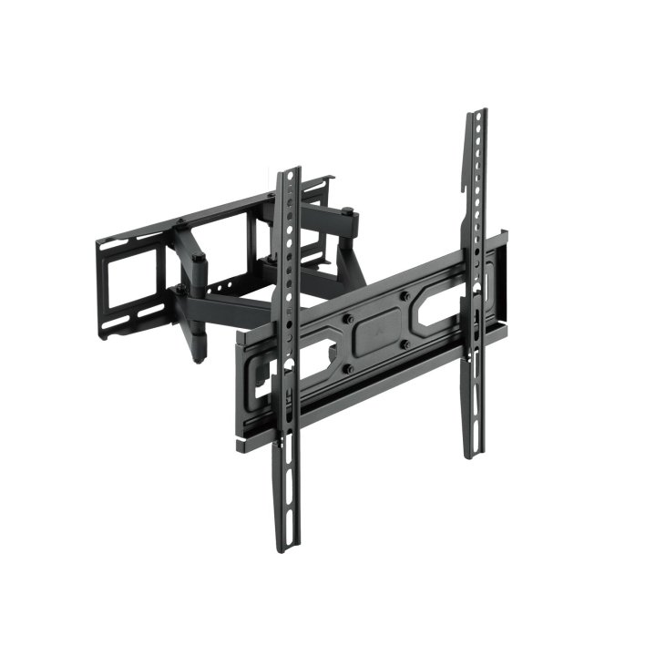 Soporte De Pared Orientable Tooq Lp7846tn-b Para Pantalla 32"- 70" Doble Brazo Con Giro E Inclinacion Max 35kg Vesa 100x100 H