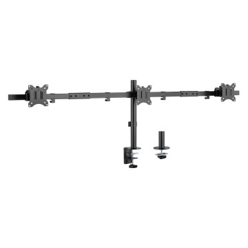 (km0) Soporte De Mesa Equip 650158 Para 3 Pantallas De 17"-32" Max. 7kg Por Pantalla Max.vesa 100x100