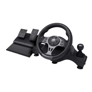 Volante Trust Gxt-289 Con Respuesta De Vibracion Y Pedales 25122 Compatible  Con Pc Y Consolas 25122