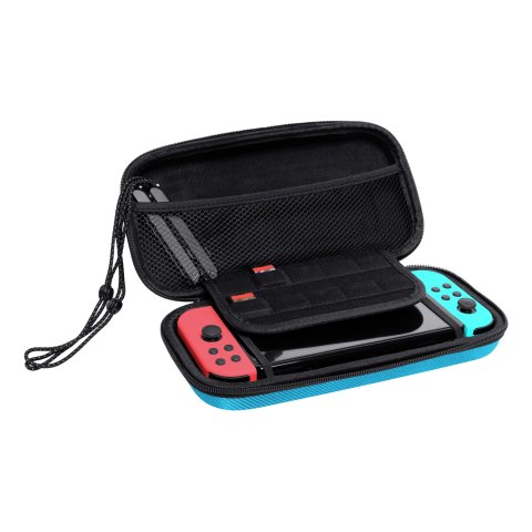 Estuche Rigido Para Nintendo Switch Trust Gxt1248 Bicolor  Rojo Y Azul 25418