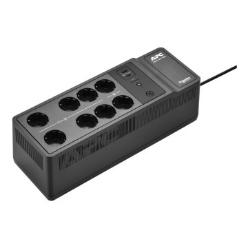 Sai Apc Back-ups 1050va 600w Para Montaje En Suelo O Pared 8 Tomas Schuko 230v Puerto Usb A-c
