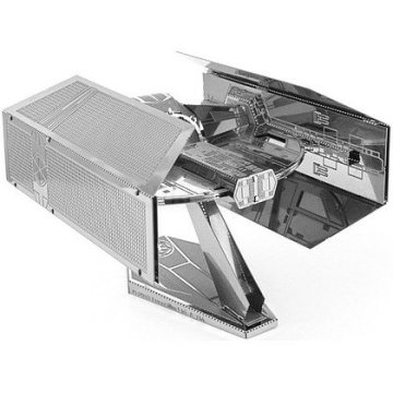 Maqueta 3d Metal Fascinations Star Wars Darth Vader Tie Fighter Montaje Sin Pegamento Ni Soldadura 2