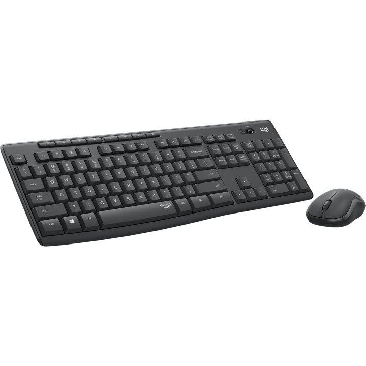 Teclado Logitech Mk295 Silent Wireless Combo Color Grafito P n 920-009798