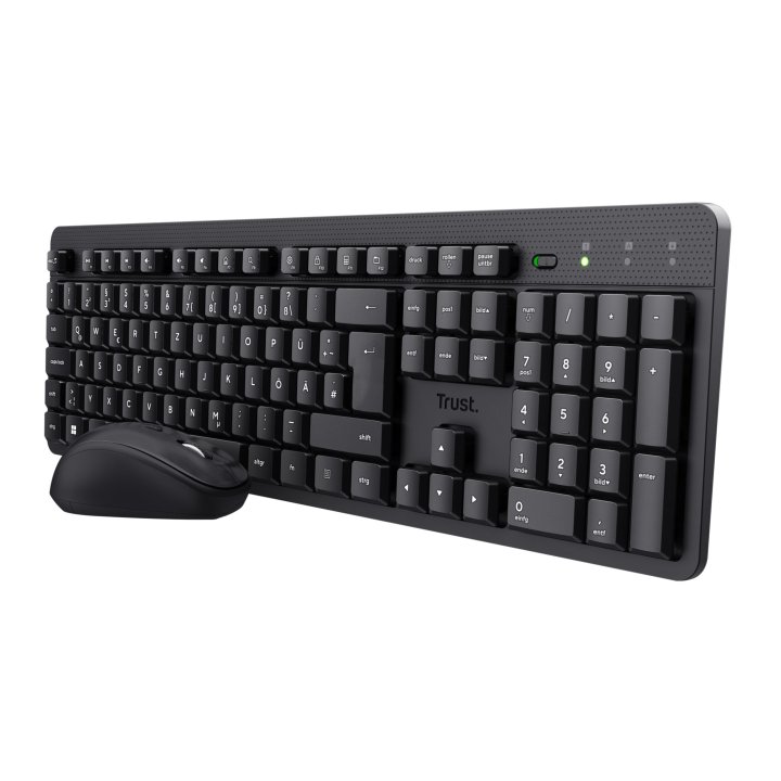 Pack Teclado Y Mouse Trust Wireless Tkm-360 Silencioso 25356
