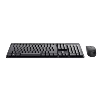 Pack Teclado Y Mouse Trust Wireless Tkm-360 Silencioso 25356 2