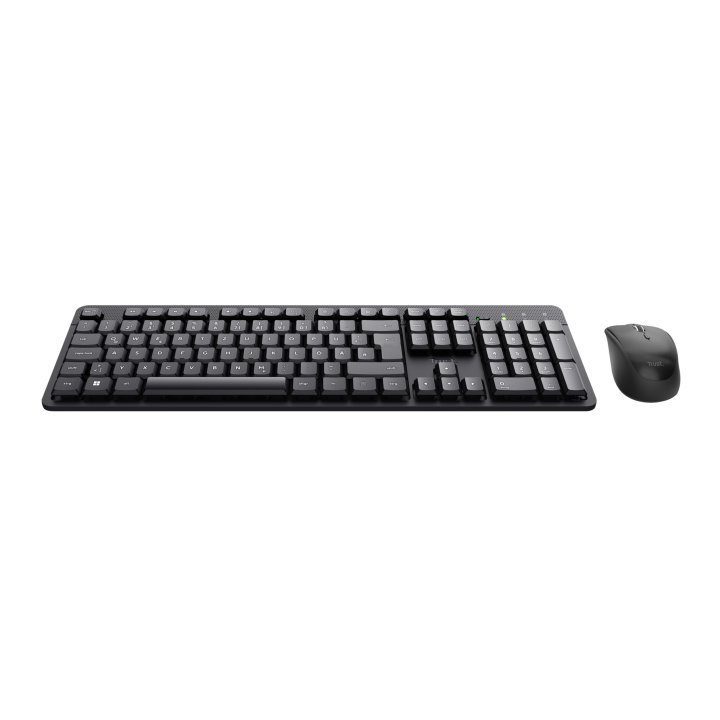 Pack Teclado Y Mouse Trust Wireless Tkm-360 Silencioso 25356
