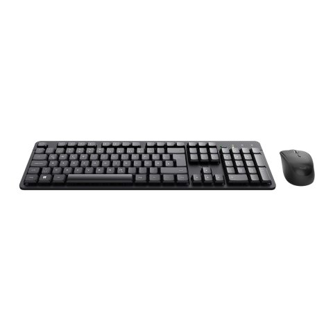 Pack Teclado Y Mouse Trust Wireless Tkm-360 Silencioso 25356