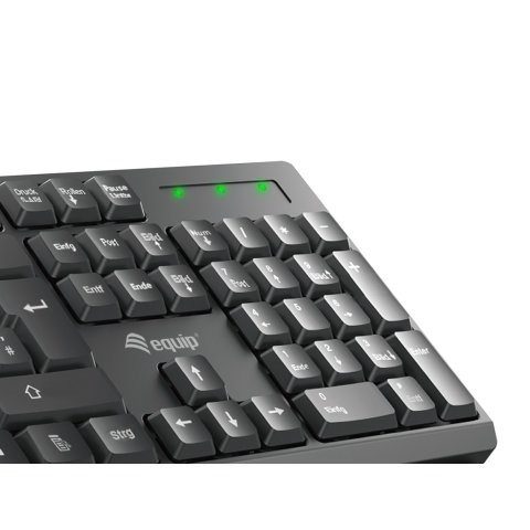 Pack Teclado Y Mouse Equip Life Wireless Combo 2.4ghz Color Negro 245221