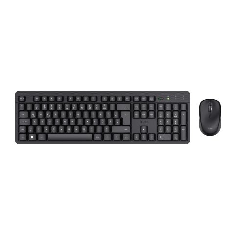 Pack Teclado Y Mouse Trust Wireless Tkm-360 Silencioso 25356