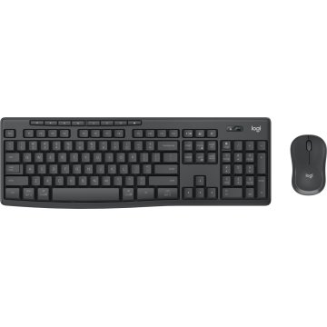 Teclado Logitech Wireless Combo Mk370 For Business Color Grafito P n  920-012071