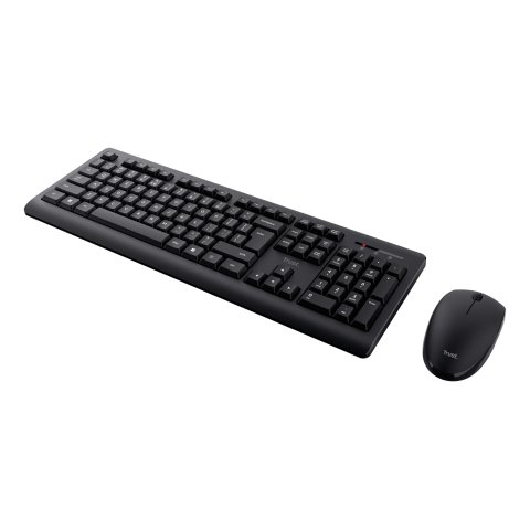 Pack Teclado Y Mouse Wireless Trust Primo Receptor Usb 25433