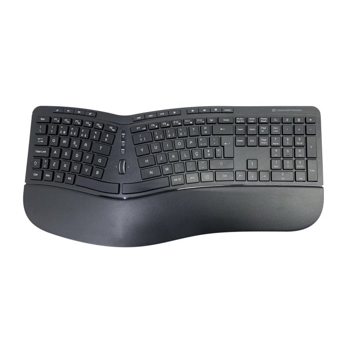 Pack Teclado Y Mouse Wireless Ergonomico Conceptronic Orazio02 Portugues