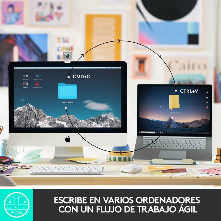 Teclado Logitech Bluetooth Mx Keys Mini Iluminado Compacto Recargable Usb-c Color Rosa 920-010813