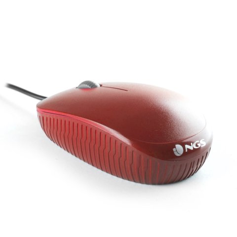 Mouse Ngs Flame Red Optico Con Cable