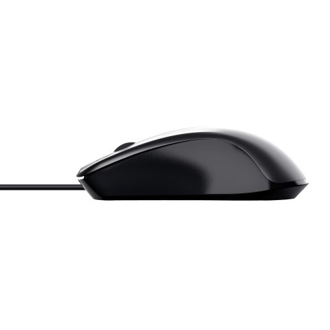 Mouse Trust Carve Usb 3 Botones Y Rueda Desplazamiento 1200dpi Color Negro 23733