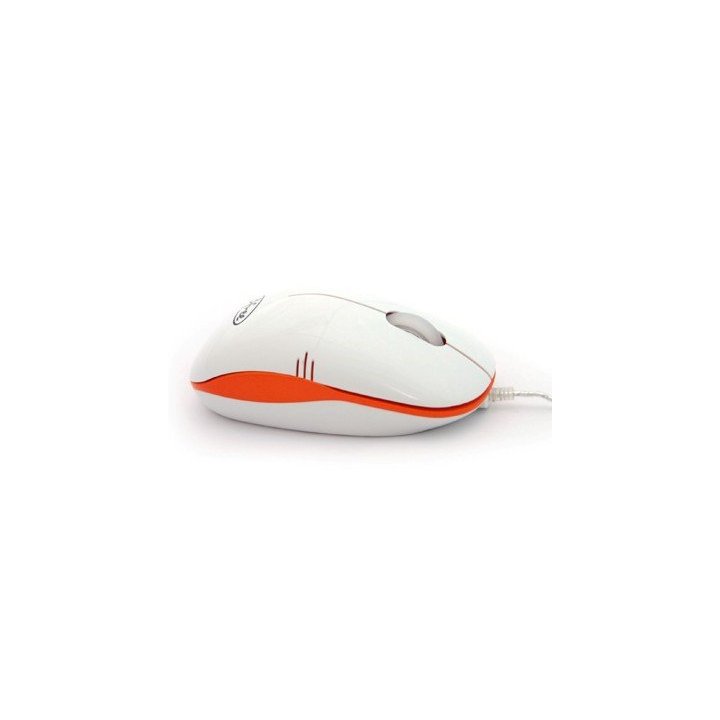 Mouse 3free Mcm101 wo Dise¥o Blanco Naranja