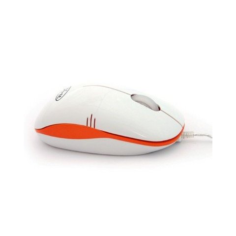 Mouse 3free Mcm101 wo Dise¥o Blanco Naranja