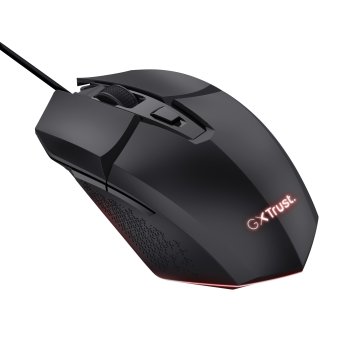 Mouse Trust Gaming Rgb Gxt 109 Felox Iluminacion Led 6 Botones Negro 25036