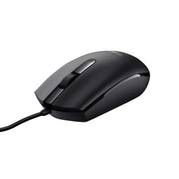 Mouse Trust Tm-101 Eco Usb 3 Botones Y Rueda Desplazamiento 1200dpi Color Negro 25295