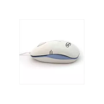 Mouse 3free Mcm101/wb Dise¥o Blanco Azul 2