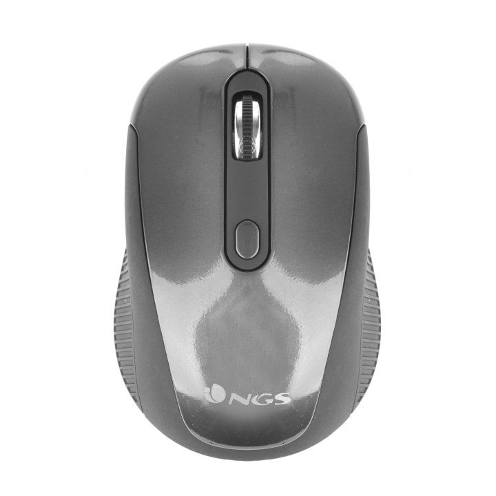 Mouse Ngs Wireless Haze 800 1600dpi 2.4ghz Nano Receptor Usb Color Gris negro