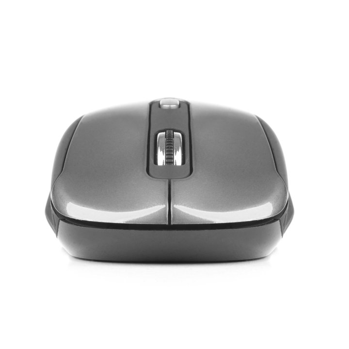 Mouse Ngs Wireless Haze 800 1600dpi 2.4ghz Nano Receptor Usb Color Gris negro