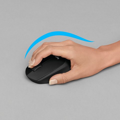 Mouse Logitech Wireless M330 Silent (noise Reduction) Color Black P n 910-004909