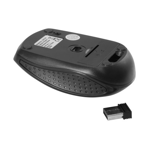 Mouse Equip Wireless Life Optico 2.4ghz 4 Botones Color Negro Dpi 800 1200 1600