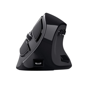Mouse Trust Wireless Ergo Voxx Recargable Dise¥o Vertical 1200-2400dpi 9 Botones 23731