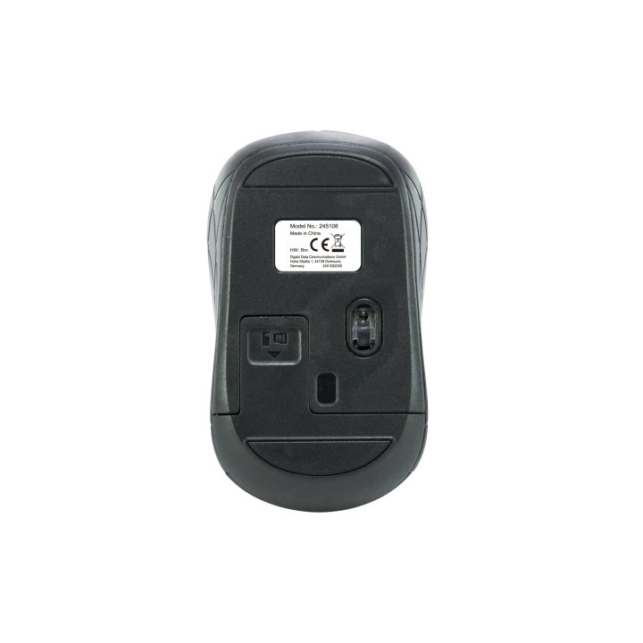 Mouse Equip Wireless Mini Life Optico 4 Botones Scroll Negro 1600dpi